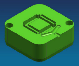 Left Checkerboard Mold