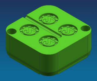 Left Checkerboard Mold