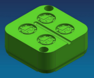 Right Checkerboard Mold