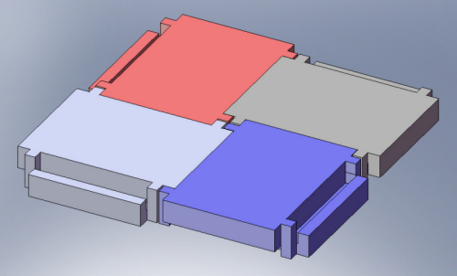 preliminary tile assembly